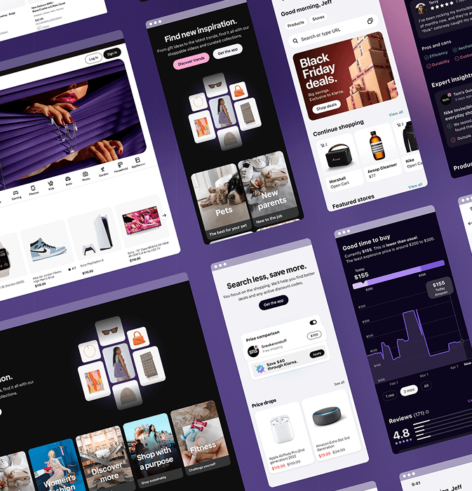 Klarna PriceRunner integration showcase
